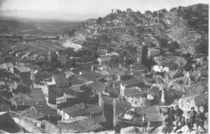 Vista del poble des de el Fraret