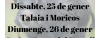 BATIDAS DE JABALÍ PARA EL 25 Y 26 DE ENERO