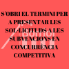 SUBVENCIONES EN CONCURRENCIA COMPETITIVA 2019