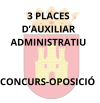 3 PLAZAS DE AUXILIAR ADMINISTRATIVO